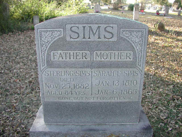 Sterling and Sarah Sims