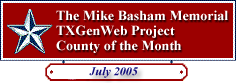 County of the Month Award, July 2005
