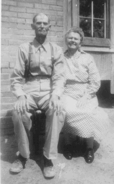 Charlie and Mary Brown Sipes of Panola County, Texas