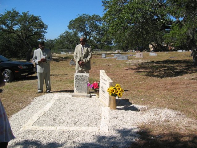 Peyton Cemetery Dedication