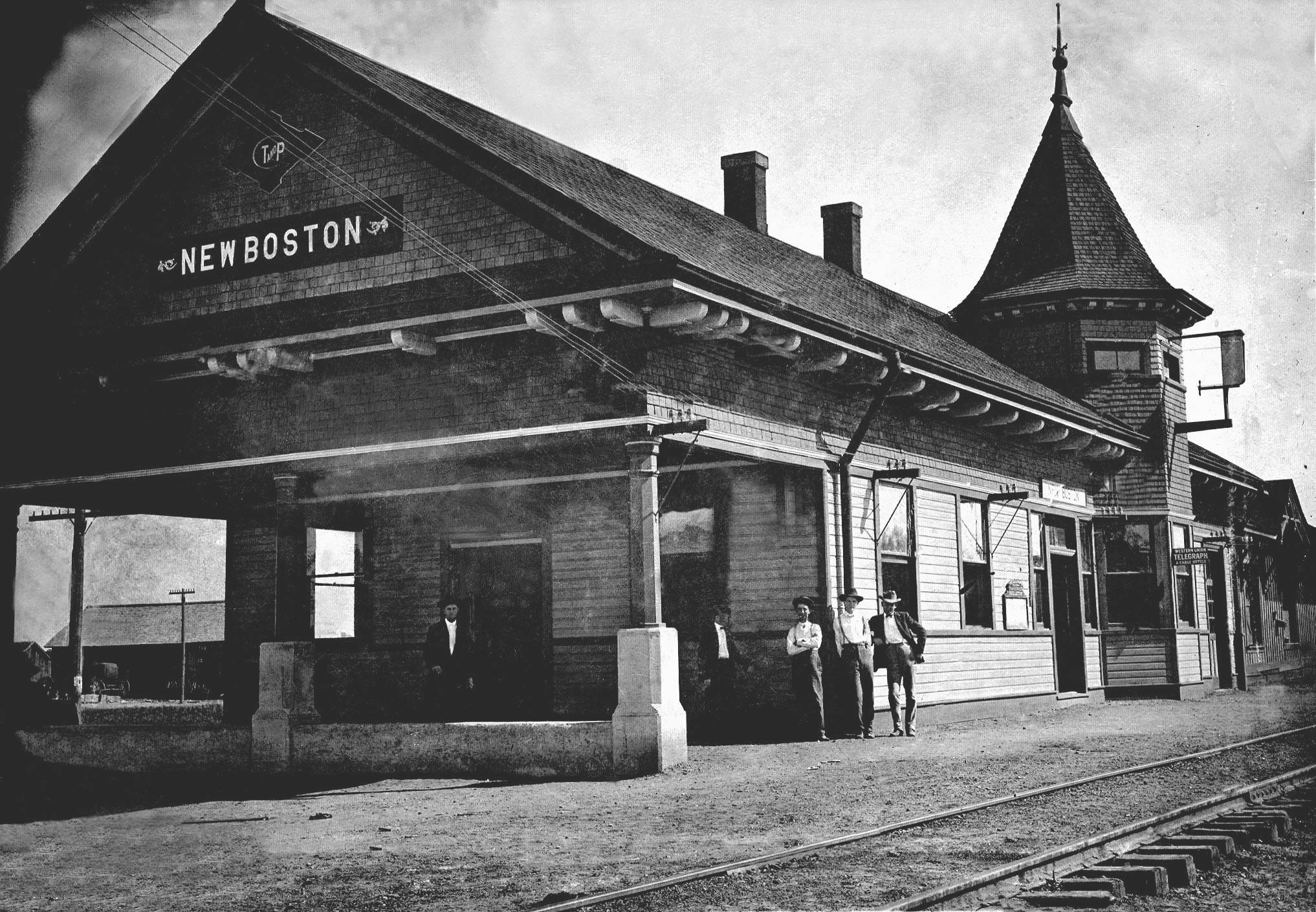 New Boston Train Station, Bowie County, Texas