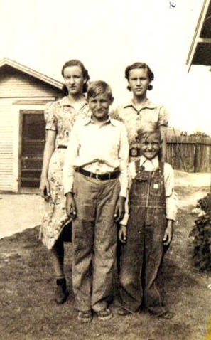 Freddie Mae Hailey Inman's 4 children, Dawson County, Texas