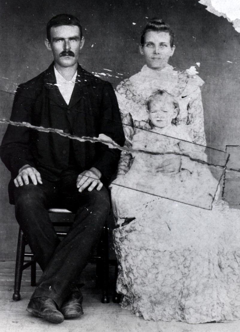 Jacob J. 'Jake' and Mary 'Ada' Rainer Simpson, Dawson County, Texas