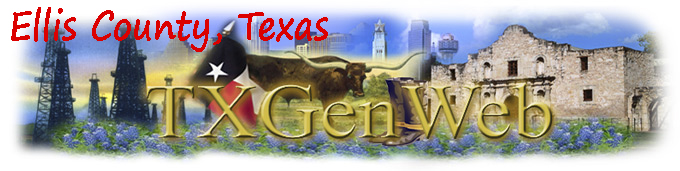 Ellis County TxGenWeb Banner