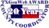 Over 15 years as a TXGenWeb volunteer!
