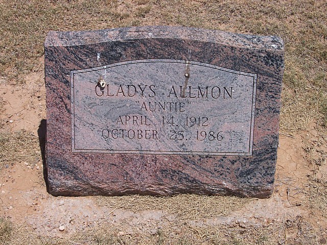 Gladys Allmon, Floyd County, Texas