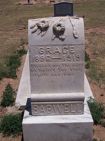 Grace Bagwell, Floyd County, Texas