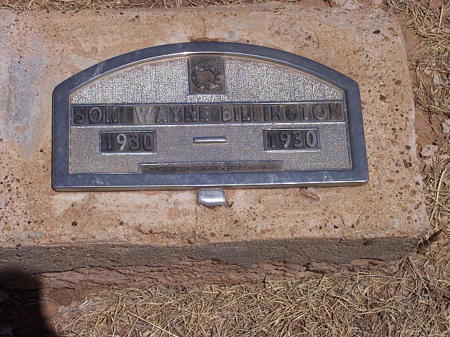 baby boy Billington, Floyd County, Texas