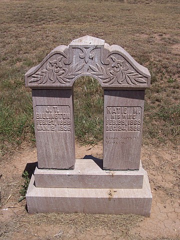 John Thomas Billington, Floyd County, Texas