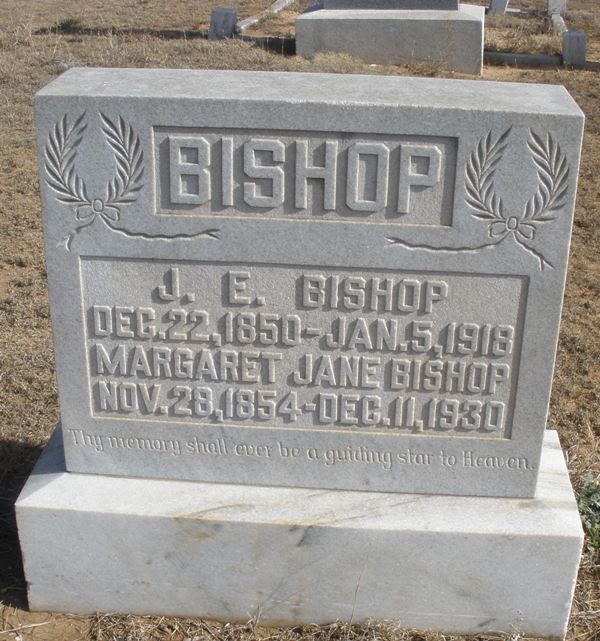 J. E. Bishop, Floyd County, Texas