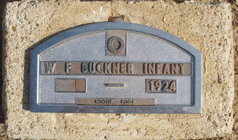 infant Buckner, Floyd County, Texas