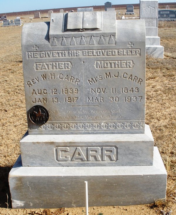 Martha Jane Maxwell Carr, Floyd County, Texas