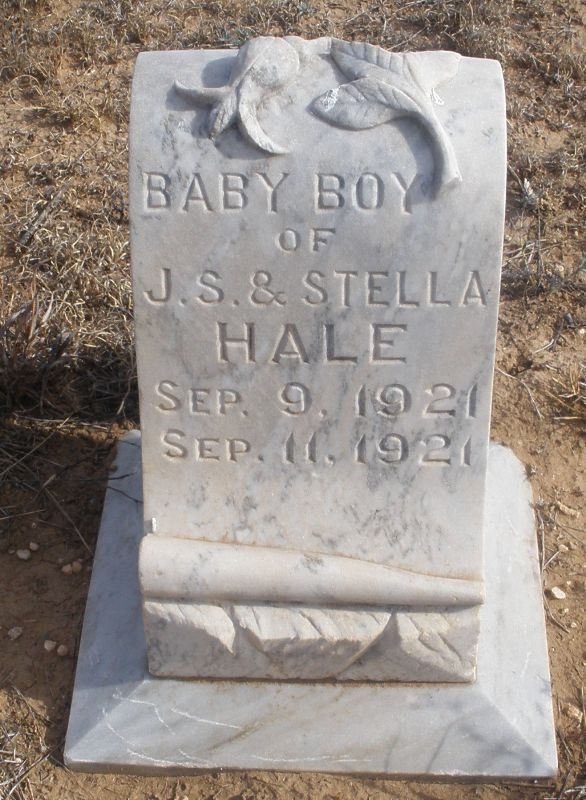 baby boy Hale, Floyd County, Texas