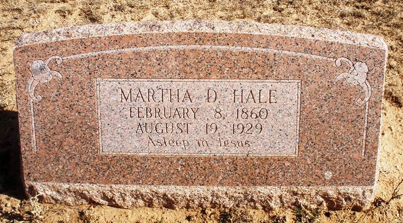 Martha Hale, Floyd County, Texas