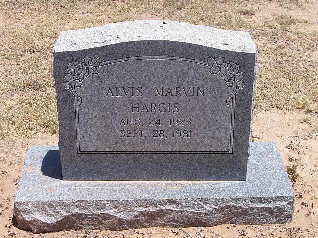 Alvis Marvin Hargis, Floyd County, Texas