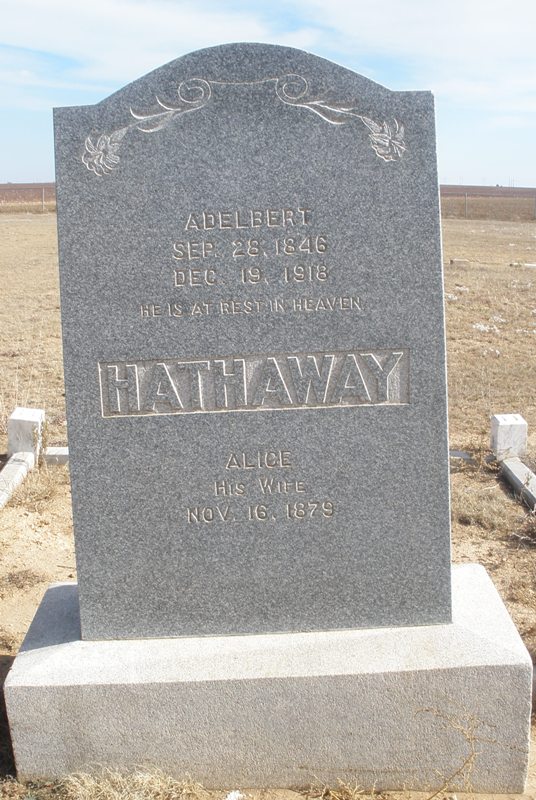 Adelbert Hathaway, Floyd County, Texas