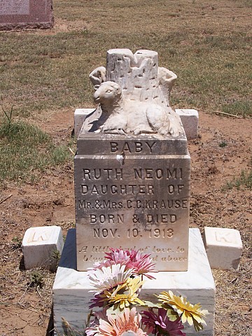 Ruth Neomi Krause, Floyd County, Texas