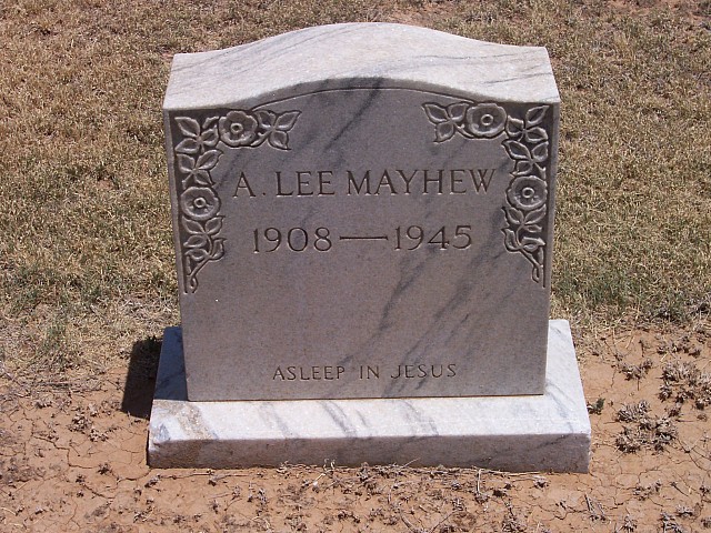 A. Lee Mayhew, Floyd County, Texas