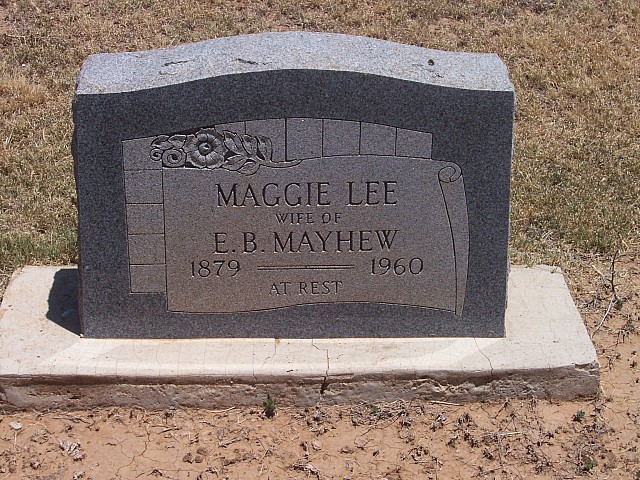 Maggie Lee Mayhew, Floyd County, Texas