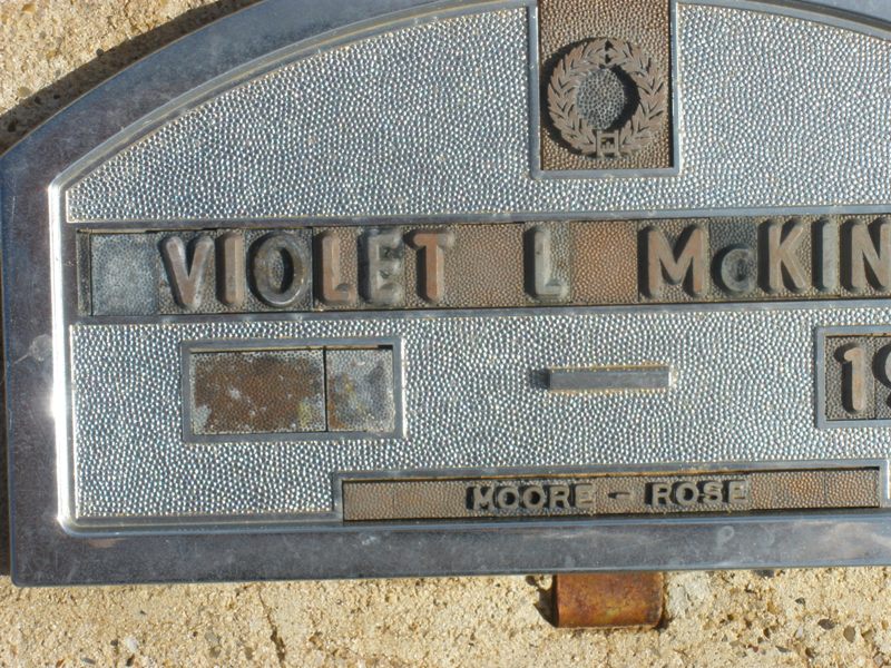 Violet L. McKinsey, Floyd County, Texas