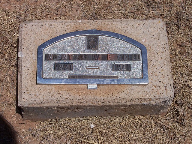 infant Odell, Floyd County, Texas