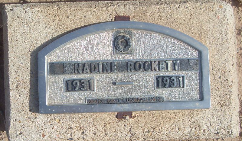 Nadine Rockett, Floyd County, Texas