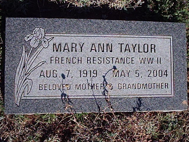 Mary Ann Taylor, Floyd County, Texas