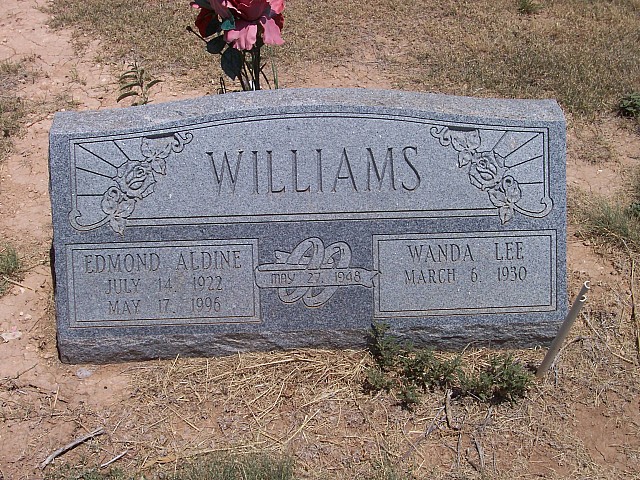 Edmond Aldine Williams, Floyd County, Texas
