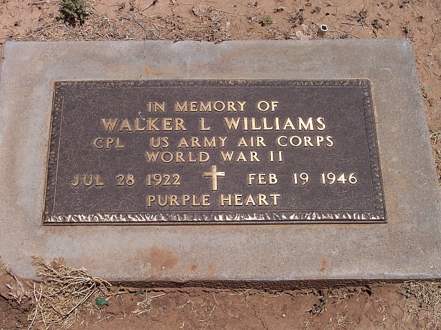Walker L. Williams, Floyd County, Texas