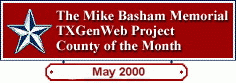 TXGenWeb County of the Month, May 2000