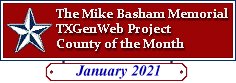 TXGenWeb County of the Month, January 2021