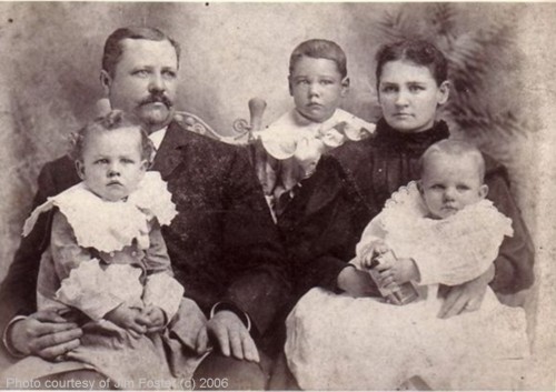 James and Loula Foster family, Haskell county, Texas
